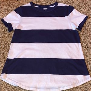 Short sleeve striped tee